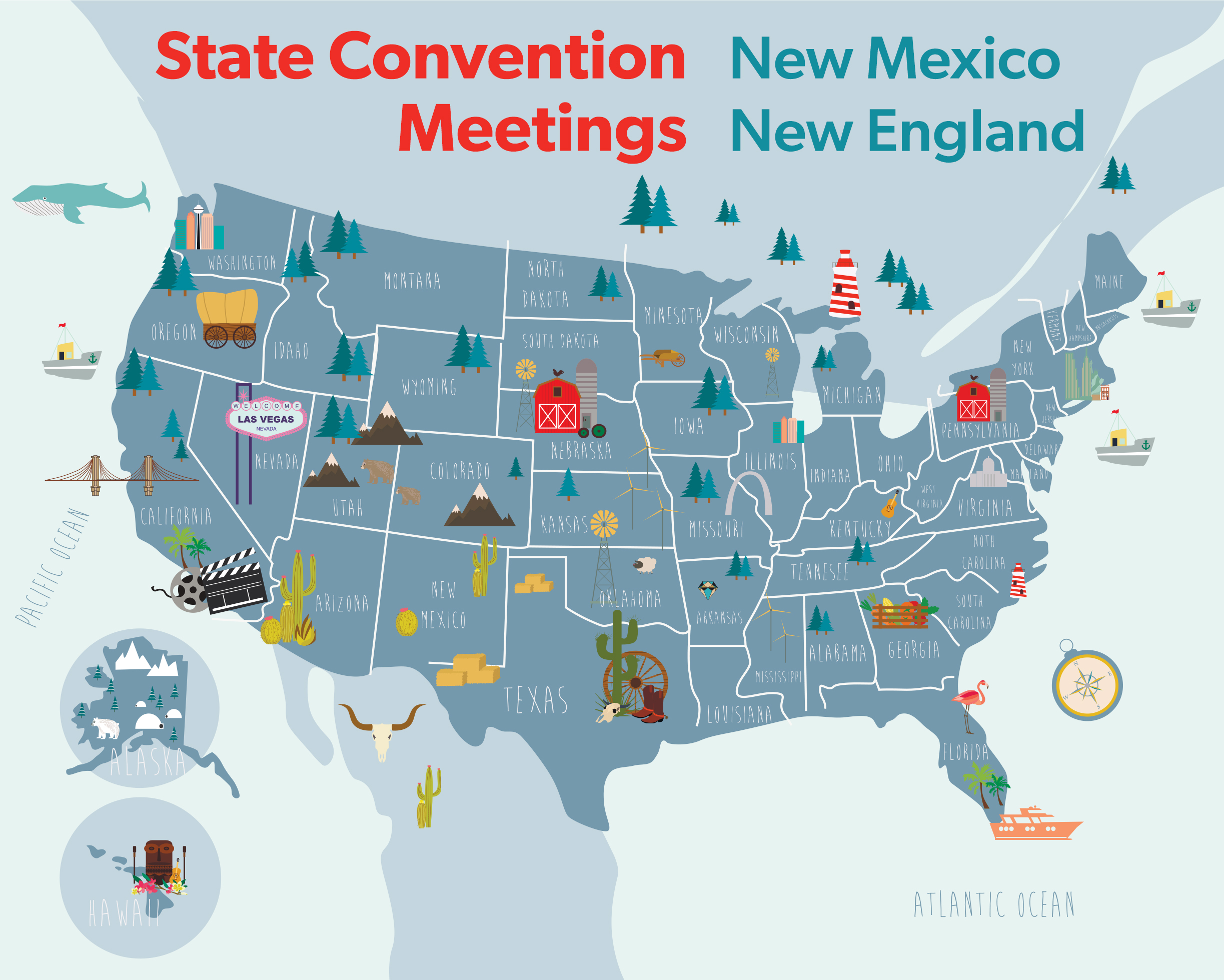 STATE MEETINGS New Mexico elects executive director; New England