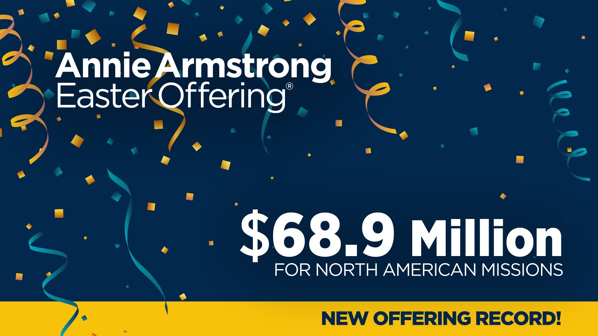 Annie Armstrong Easter Offering hits all-time high as Southern Baptists give record $68.9 million