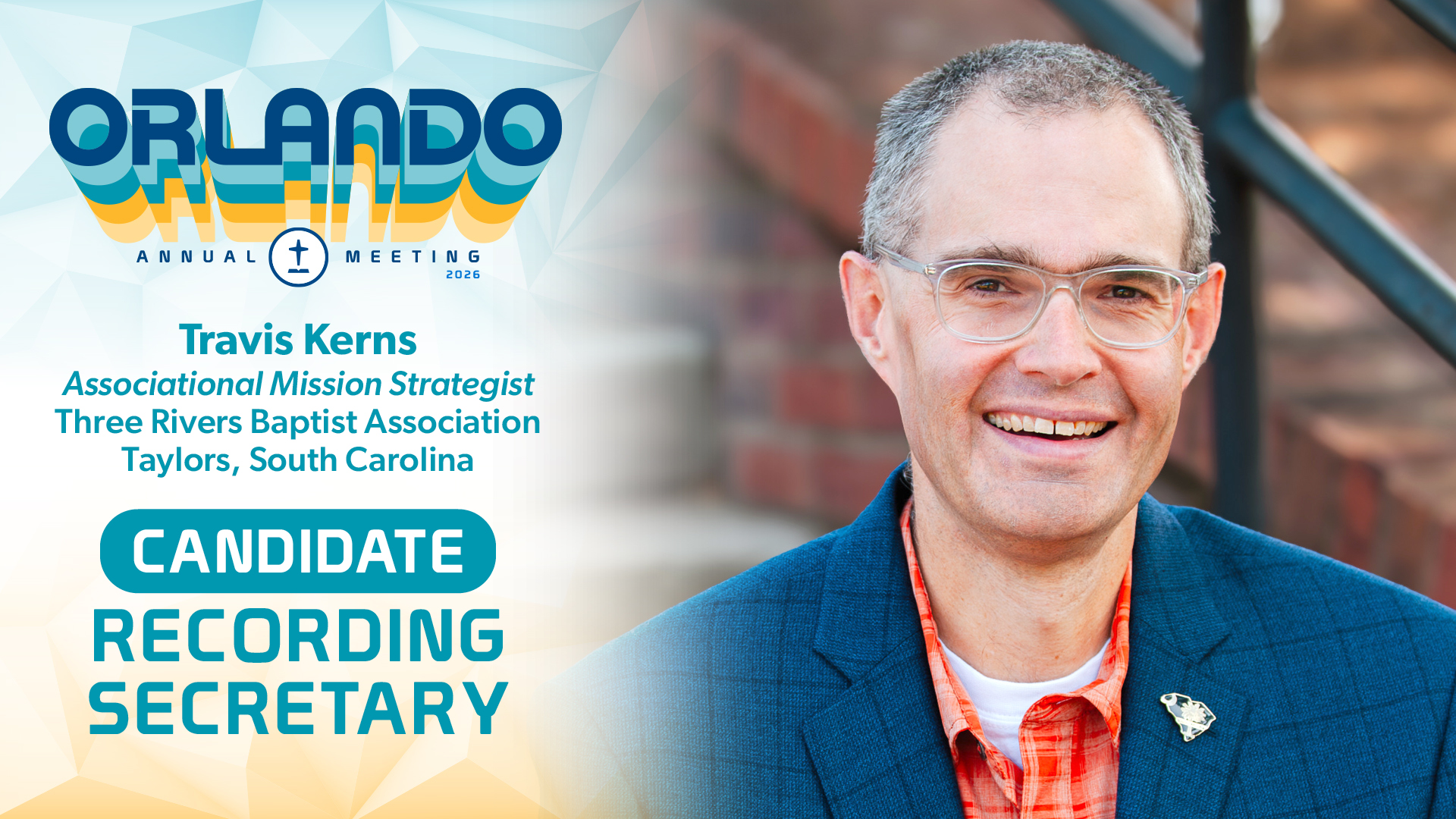 South Carolina AMS Travis Kerns to be nominated for SBC Recording Secretary