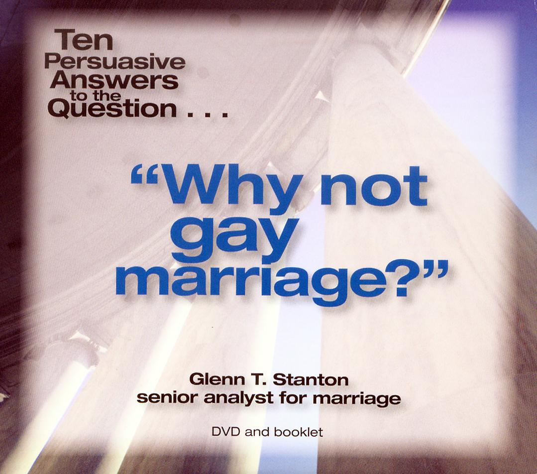 DVD equips Christians for gay marriage debate Baptist Press