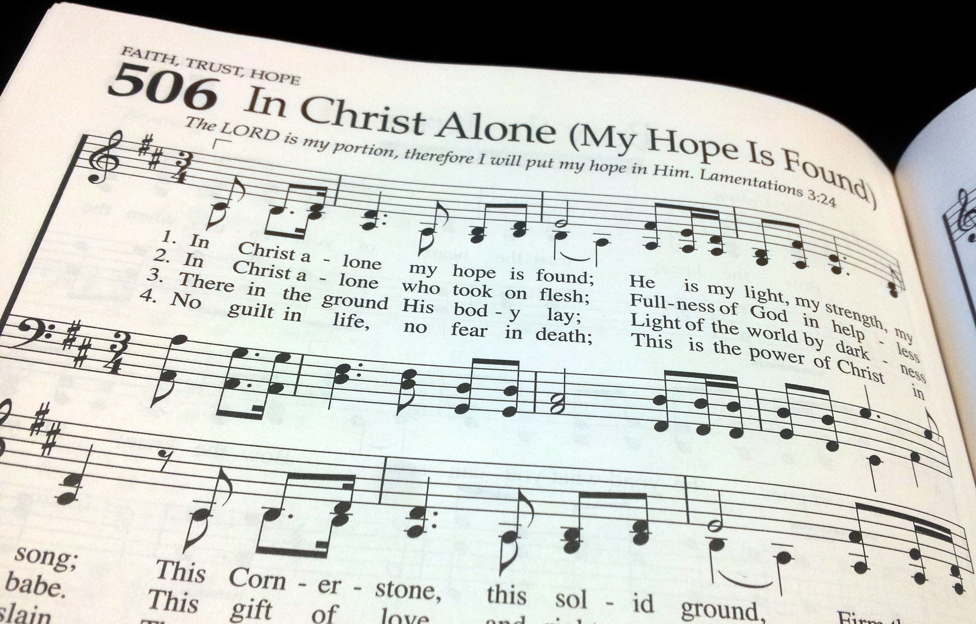 in christ alone lyrics keith getty