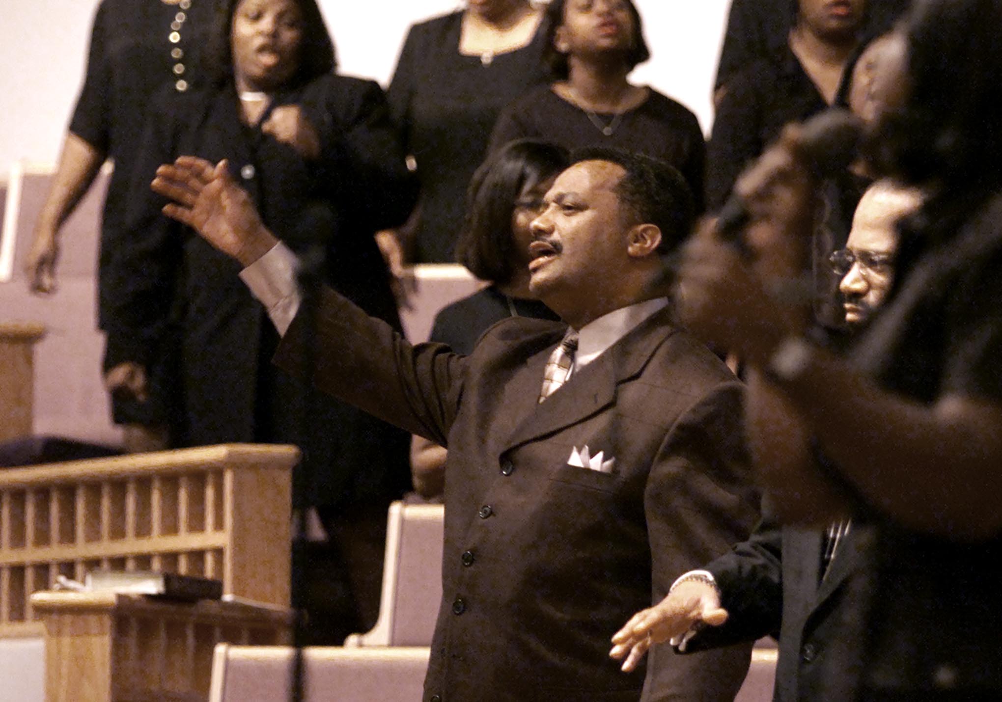 black pastor gif